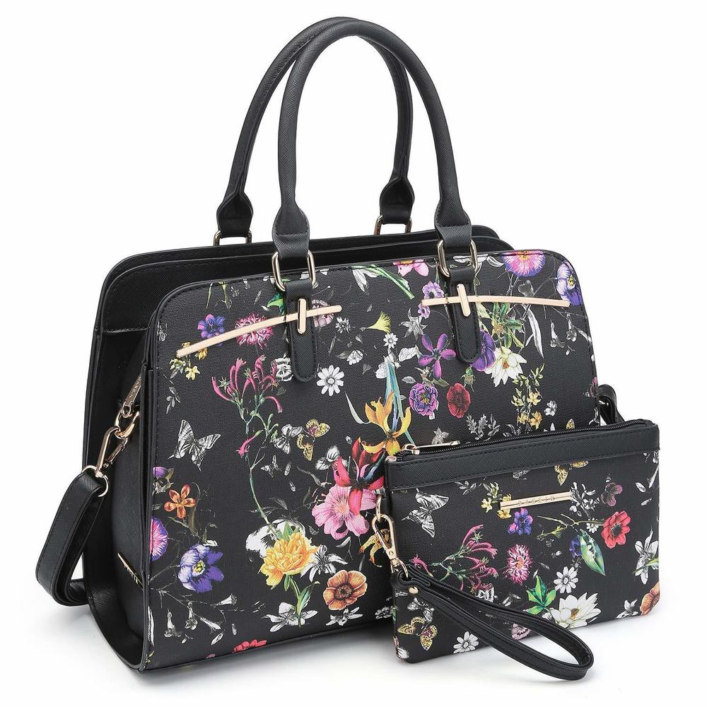 Handbag Wallet Tote Shoulder Hobo Bag Top Handle Satchel Purse Set 2Pcs :O